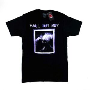 Fall Out Boy Black Wave Graphic T-Shirt
